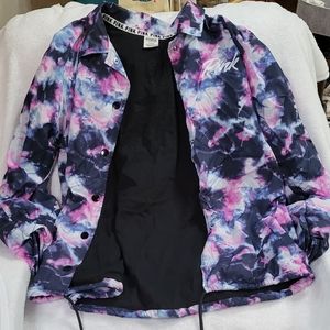 VICTORIA SECRET PINK TYE DYE WINDBREAKER